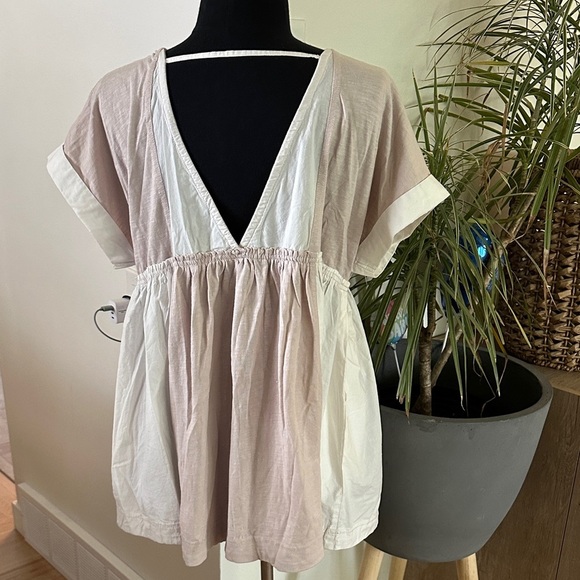 Anthropologie Daily Practice Babydoll Mini Dress Tunic Top Size XXS - Picture 4 of 10